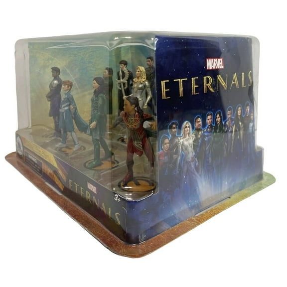 Disney Eternals Deluxe Figure Play Set Ikaris Sersi Ajak Phastos New with Box