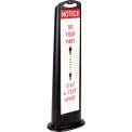 Cortina Trailblazer 03-768BLK-MSD Vertical Panel, Black, 45, XL, Do Your Part – Stay 6 Feet Apart