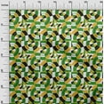 thumbnail image 3 of oneOone Cotton Poplin Green Fabric Geometrical Craft Projects Decor Fabric Printed By The Yard 42 Inch Wide, 3 of 4