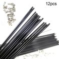 thumbnail image 2 of 12Pcs 260-296mm Stainless Steel Bicycle Bike MTB Wheel Nipple Spokes Accessories-260mm, 2 of 8