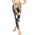 thumbnail image 2 of DISNIMO Cartoon Cat Printed High Waisted Yoga Pants for Women, Soft Yoga Pants Leggings Tummy Control Workout Leggings for Yoga Gym, Multicolor, XL, 2 of 6