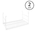 Rubbermaid 24" Universal Closet Steel Wire Added Storage Hanging Shelf