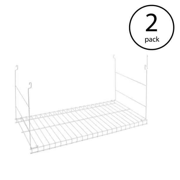 Rubbermaid 24" Universal Closet Steel Wire Added Storage Hanging Shelf