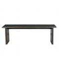 thumbnail image 2 of Taran Designs 55" Solid Wood Dining Bench in Dark Brown, 2 of 4