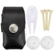 thumbnail image 1 of Clip de cuero portátil en la bolsa del soporte de la pelota de Golf 1pc Golf Hold Bag Pouch 2pcs Golf Practice Balls 3pcs Golf Tees 1pc Divot Fork, 1 of 5