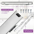 thumbnail image 3 of Hold N’ Storage Sliding Rails Pair of Heavy Duty Drawer Rails with Smooth Sliding System 21" D, 3 of 9