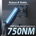 thumbnail image 3 of Soporte doble para monitor BONTEC con resorte de gas ajustable de 13 a 32 pulgadas, 3 of 7