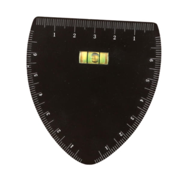 Regla de plantilla para cejas reutilizable negra profesional de bolsillo accesorios para Forma de V