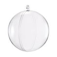 thumbnail image 1 of Unique Bargains Lot de 6 Boules en Plastique Transparent 40mm, 1 of 7
