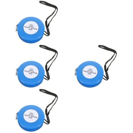 4 PCS Animal Weight Scale Chest Measurement Device Horse Tape Measuring Ruler Pipe Pig
