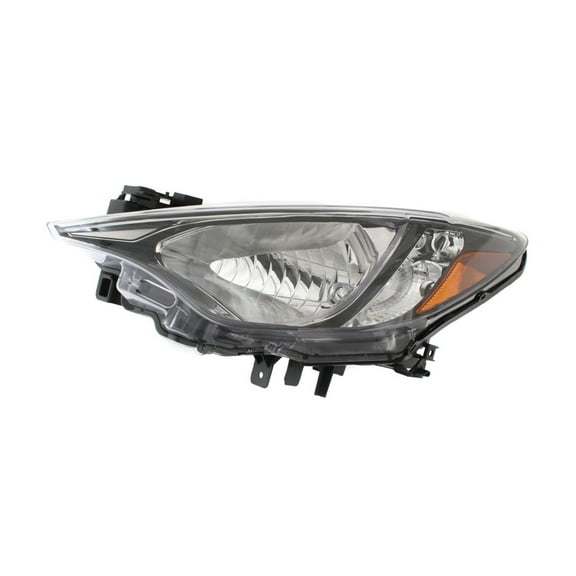 For Toyota Yaris iA 2017 2018 Headlight Driver Side | Clear Lens | Black/Chrome Housing | Replacement For SC2502106 | 81170WB001, 114-60571L