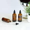 thumbnail image 5 of GHSDFBB 16 Pack 4 Ounce Glass Dropper Bottles for Essential Oil, 2 Stainless Steel Mini Funnels (Amber), 5 of 5