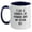White/Navy, variant on Funny Devon Rex Cat Gifts - Unique Two Tone Coffee Mug for Cat Lovers, Christmas Unique Presents from Friends to Family Members