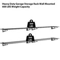 thumbnail image 2 of BeesClover Wall Mounted Storage Shelf,400 Lbs Load Capacity Garage Storage Rack Floating Shelves, 2 Pack, Suitable for Shop, Shed, 2 of 7