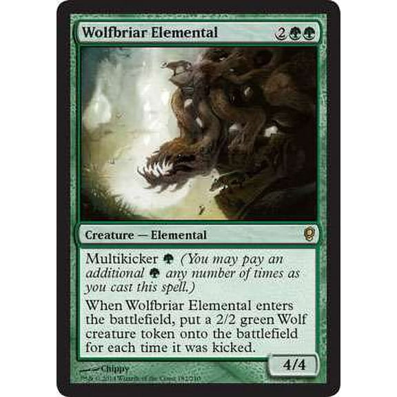 MtG Conspiracy Rare Wolfbriar Elemental #182