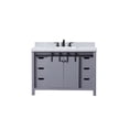 thumbnail image 3 of Marsyas 48 in W x 22 in D Dark Grey Bath Vanity, Carrara Marble Countertop and Faucet Set, 3 of 10