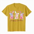 thumbnail image 6 of mgoYE Women T-Shirts Graphic Tees Women's Easter Shirts Easter Bunny Printed T Shirts Funny Rabbit Easter Graphic Tee Happy Easter Holiday Top(Yellow,XL), 6 of 7