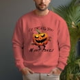 thumbnail image 6 of Men's 330g 100% Cotton Dropped Shoulder Crew Neck Sweatshirt-Pumpkin Man, 6 of 15