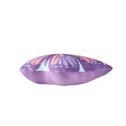 Your Zone Butterfly Snuggly Decorative Pillow 18 x 18, Multicolor