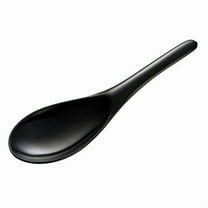 Hutzler 8-Inch BPA-Free Melamine Rice Paddle / Wok Spoon - Black