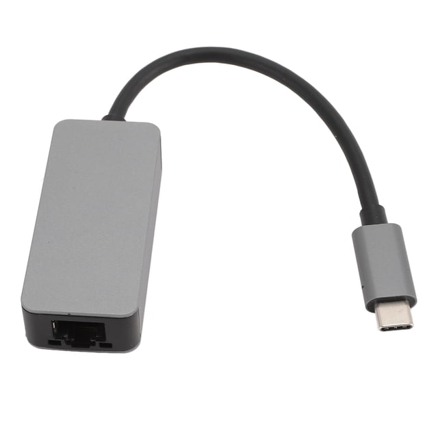 Adaptateur USB C vers Ethernet, Transmission Stable Type C vers RJ45 Ethernet pour Gaming