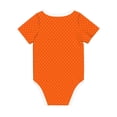 thumbnail image 2 of Daiia Orange Scales Printed Unisex-Baby Short Sleeve Onesies Bodysuits Baby Climbing Clothes Soft and Comfortable Romper with Expandable Shoulder Design-18 Months, 2 of 8