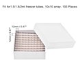 thumbnail image 3 of Unique Bargains Freezer Tube Box, 100 Places Cardboard Holder Rack for 1.5/1.8/2ml Microcentrifuge Tubes 2Pcs, 3 of 4