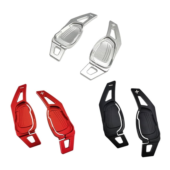 Becaristey Enjoy Effortless Gear Changes Easy-to-Install Steering Wheel Shift Paddles Made Of Aluminium Alloy black