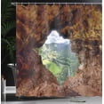 thumbnail image 4 of Ambesonne Puerto Rico Shower Curtain, Cave in Arecibo Rock, 69"Wx84"L, Multicolor, 4 of 5