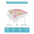 thumbnail image 4 of Twin Quilt Bedding Set, Spring White Daisy Reversible Summer Quilt 3 Pieces, Farmhouse Floral Pink Buffalo Plaid Lightweight Bedspreads Coverlets with 2 Pillow Shams for All Seasons, 4 of 5