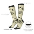 thumbnail image 5 of Picia Women Crew Soft Moisture-wicking Socks Vintage Floral Pattern Design Cotton Socks, One Size fit All, 5 of 9