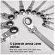 thumbnail image 2 of Juego Llave Inglesa Combinada Matraca Ajustable 12 pzs, 2 of 4