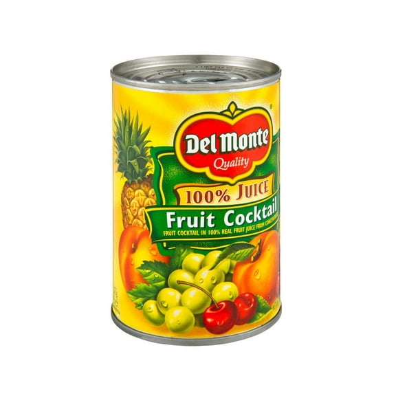 Del Monte Canned Fruit Cocktail in KKS1 100% Fresh Juice, 15 Ounce (Pack of 12)