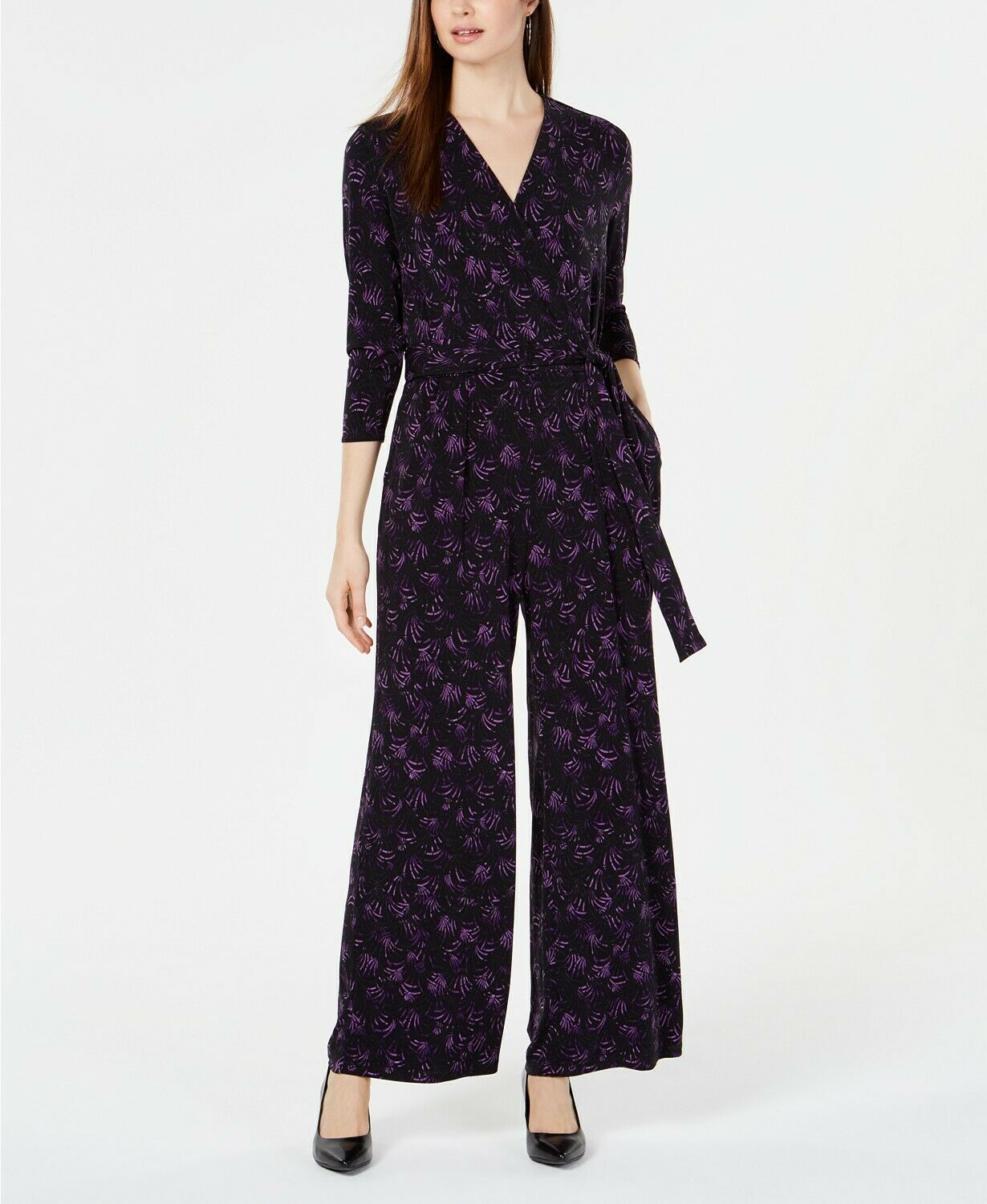 petite purple jumpsuit
