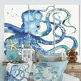 thumbnail image 2 of Designart Blue Deep Sea VIII Canvas Wall Art, 2 of 2