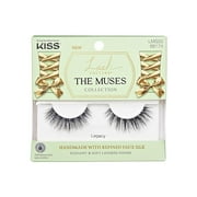 KISS Lash Couture The Muses Collection False Eyelashes, 12 mm, Reusable Strip Lashes, 1 Pair..