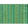 thumbnail image 1 of Ahgly Company Machine Washable Indoor Rectangle Abstract Turquoise Blue Modern Area Rugs, 8' x 12', 1 of 4
