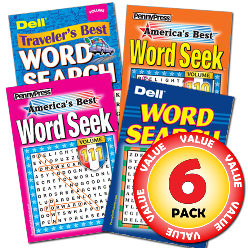 penny-dell-favorite-word-seek-6-pack-by-penny-press-and-dell-magazines-walmart-walmart