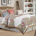 thumbnail image 1 of Lanco Jan Paisley 7-Piece Comforter Set, Multi-Colored, King, 100% Polyester fill, 1 of 5