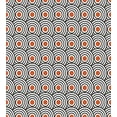 thumbnail image 3 of Modern Art Duvet Cover Set, New Age Retro Minimalist Concentric Spiral Vortex Abstract Work of Art, Decorative 3 Piece Bedding Set with 2 Pillow Shams, Queen Size, Charcoal Grey Orange, by Ambesonne, 3 of 3