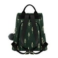 thumbnail image 2 of FORMRS Women's Travel Backpack Purse Anti-Theft Hidden Pockets Casual Shoulder Bag, Dark Green Plants, 2 of 7