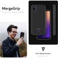 thumbnail image 6 of TUDIA MergeGrip Moxee M2160 Phone Case MH-T6000 / Ans Artia P600 Case Heavy Duty - Matte Black, 6 of 6