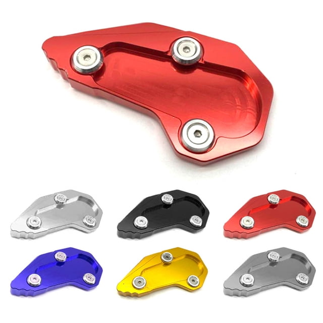 Maoww Béquille de Pied pour Moto Plaque de Support Résistant à la Corrosion Accessoire Moteur Remplacement pour R1200R R1200RS Bleu