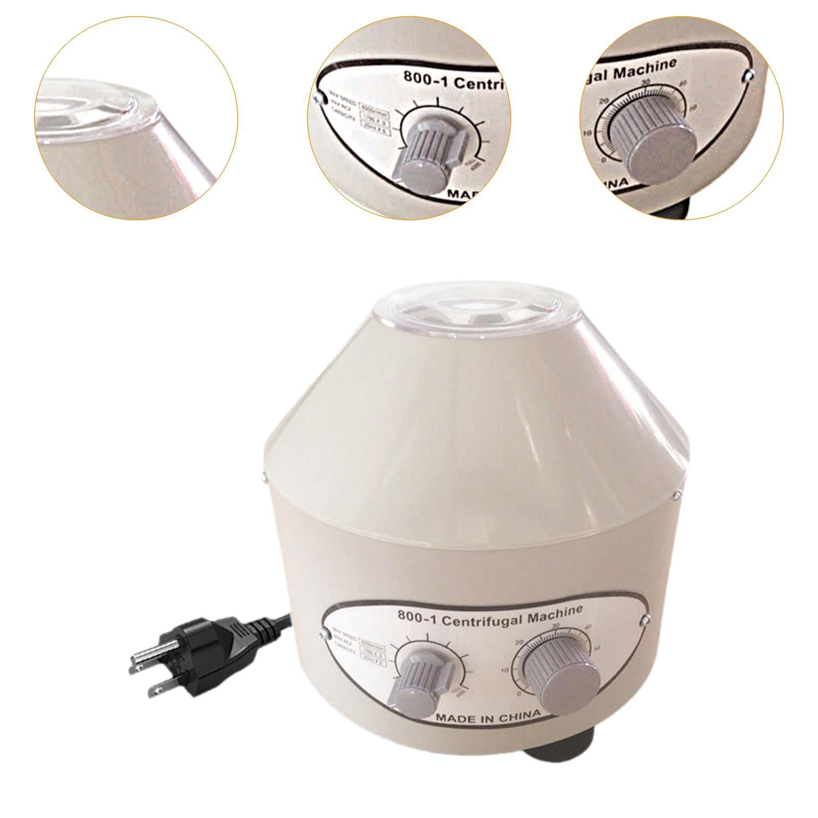 Colaxi 800-1 Electric Desktop Centrifuge 4000RPM US 110V Adapter for Chemistry, Food Versatile Time and Speed Control 50W 20MLX6