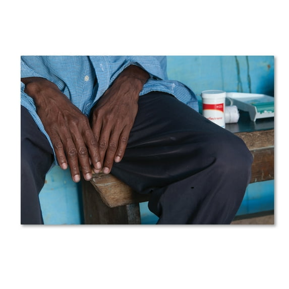 Trademark Fine Art 'Hands of a Patient in South Africa' Canvas Art by Thom Sivo