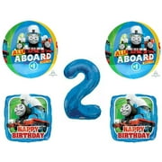 Thomas The Train 2nd Second Happy Birthday Party Balloons Decorations Supplies