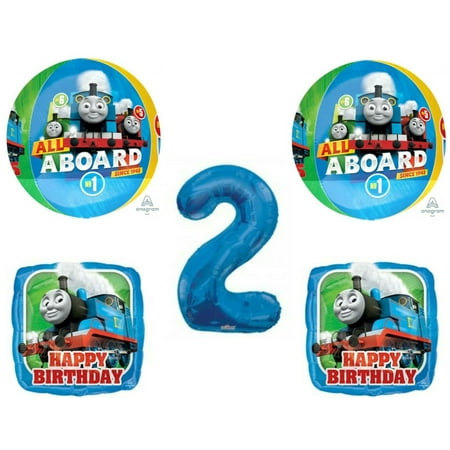 Thomas The Train 2nd Second Happy Birthday Party Balloons Decorations Supplies