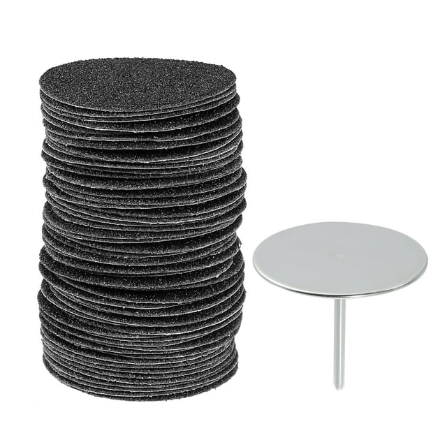 Vocoste Sandpaper Disk Replacement Pad Foot File Callus Remover Tool Coarse 80 Grit 35mm 100 Pcs