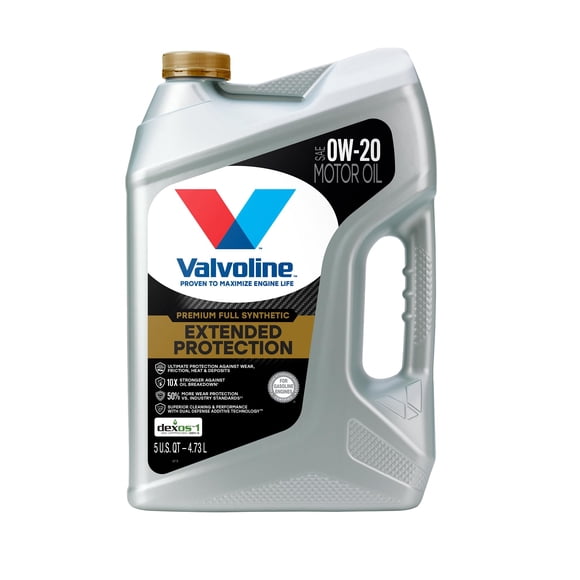 Aceite de motor Valvoline Extended Protection, totalmente sintético, 4,7 litros
