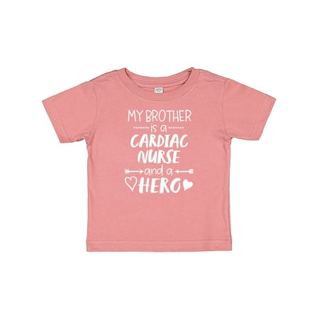 

Inktastic My Brother is a Cardiac Nurse and a Hero Gift Baby Boy or Baby Girl T-Shirt